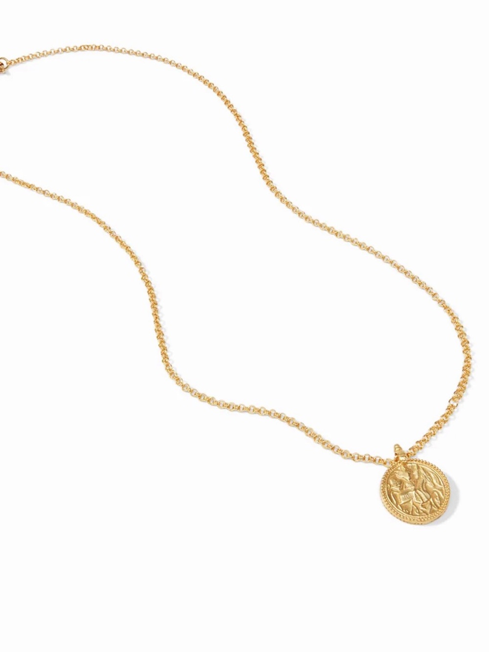 Gold Coin Pendant Necklace - Women Jewelry